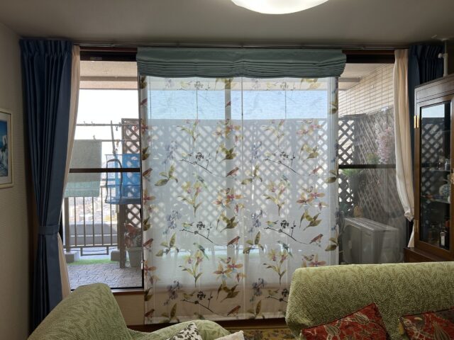 施工事例 シェード カーテン