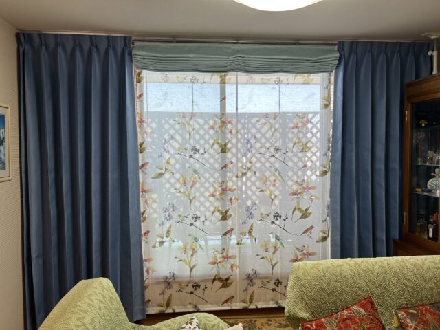施工事例 シェード カーテン