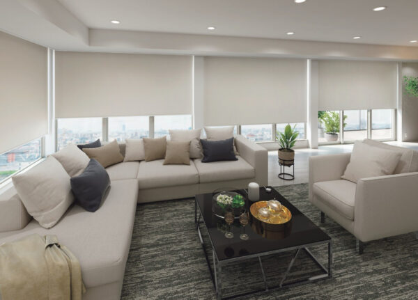 窓周り ロールスクリーン 大きな窓