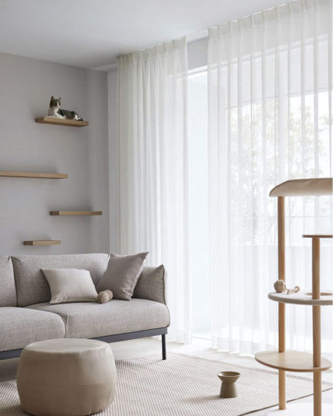 ネコ対策 カーテン